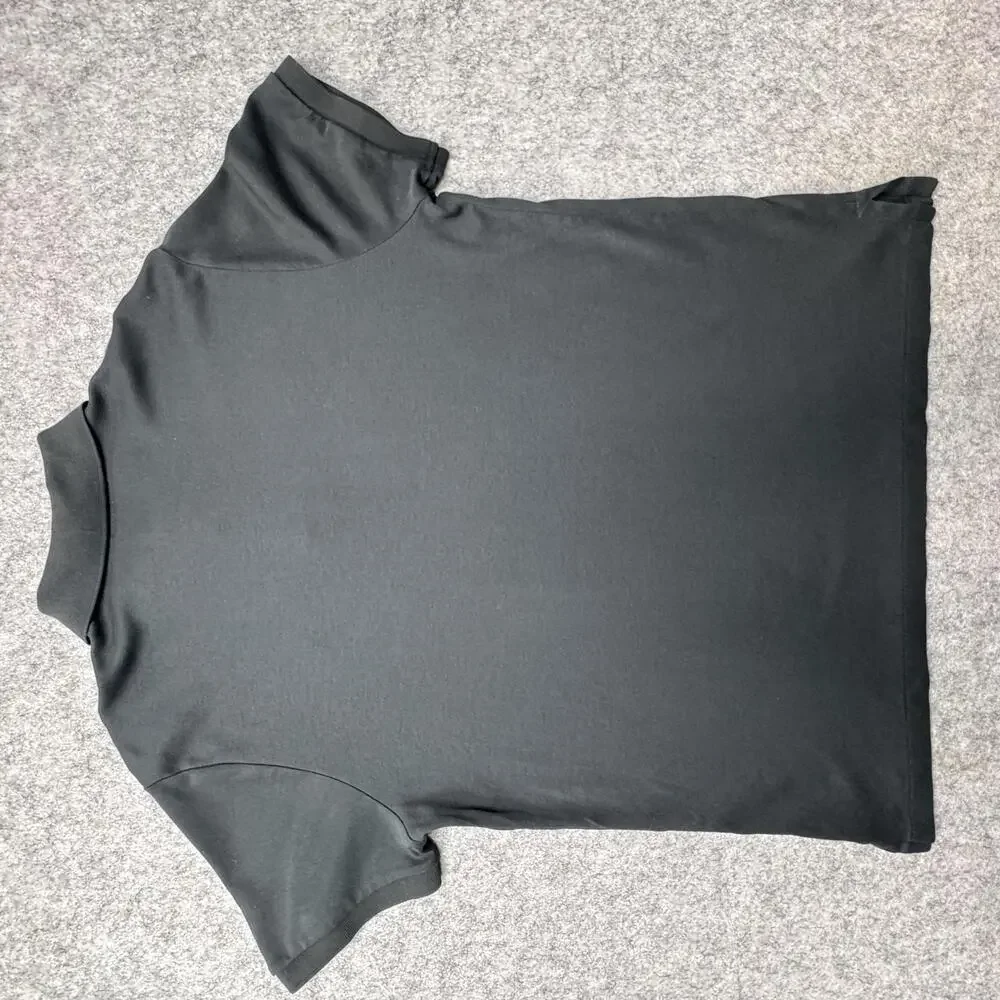 Polo Ralph Lauren Polo Shirt Mens Large Gray Custom Slim Fit Pony Logo Knit